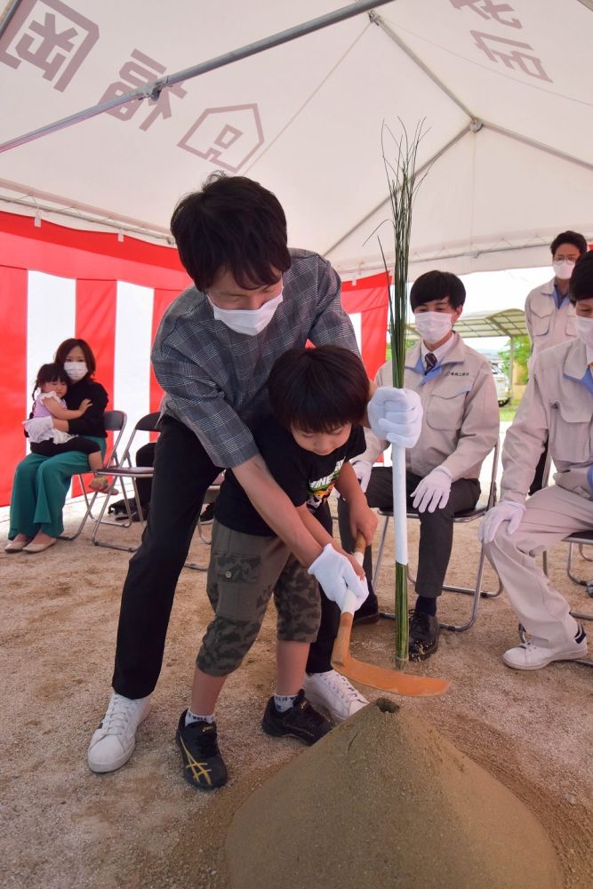 福岡県那珂川市06　注文住宅建築現場リポート①　～地鎮祭～