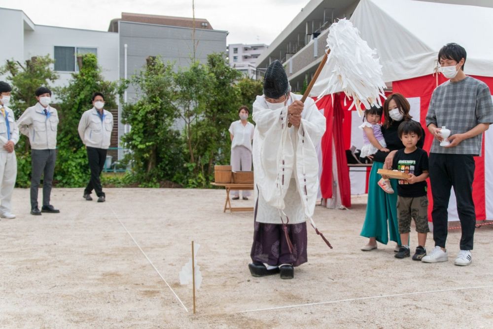 福岡県那珂川市06　注文住宅建築現場リポート①　～地鎮祭～