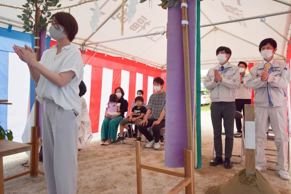 「那珂川市06」注文住宅現場リポート①【地鎮祭】