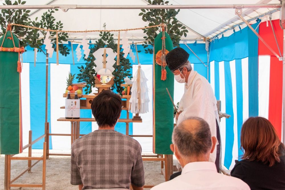 「那珂川市06」注文住宅現場リポート①【地鎮祭】