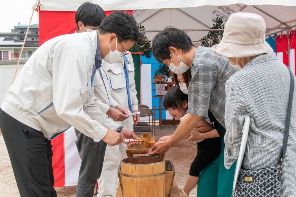 福岡県那珂川市06　注文住宅建築現場リポート①　～地鎮祭～