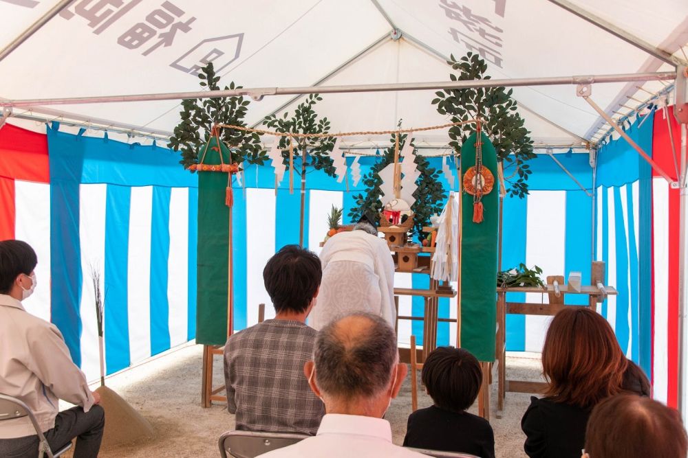 「那珂川市06」注文住宅現場リポート①【地鎮祭】