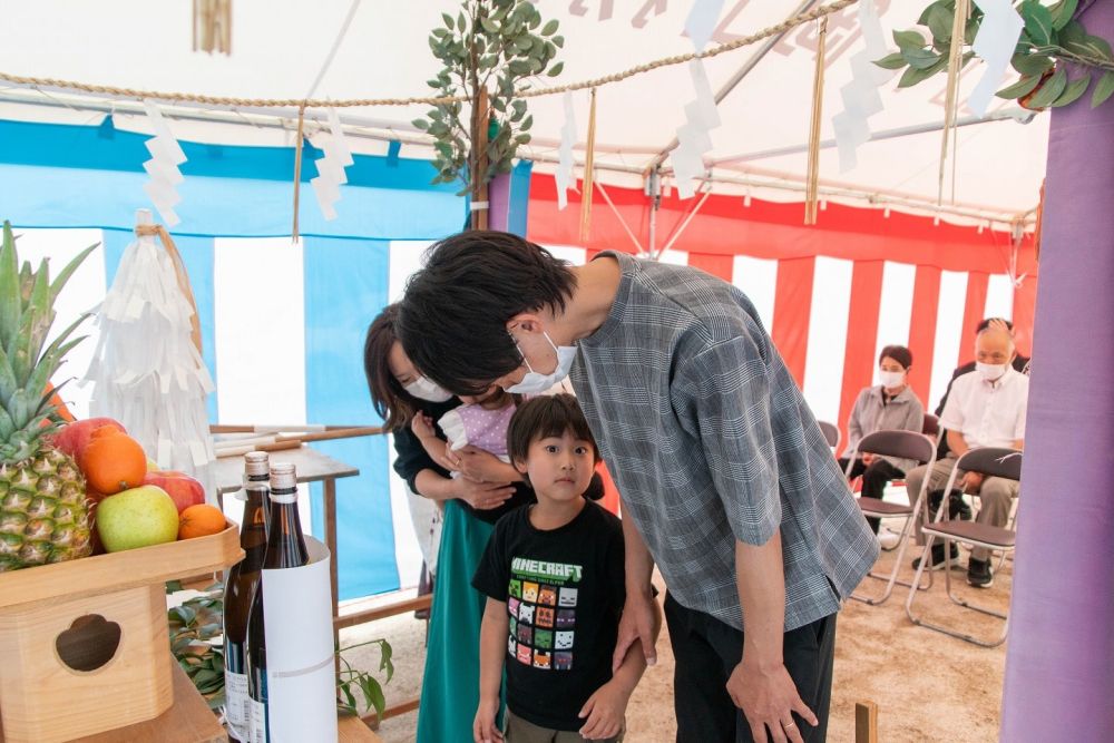 「那珂川市06」注文住宅現場リポート①【地鎮祭】