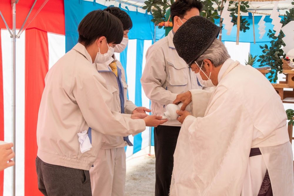 「那珂川市06」注文住宅現場リポート①【地鎮祭】