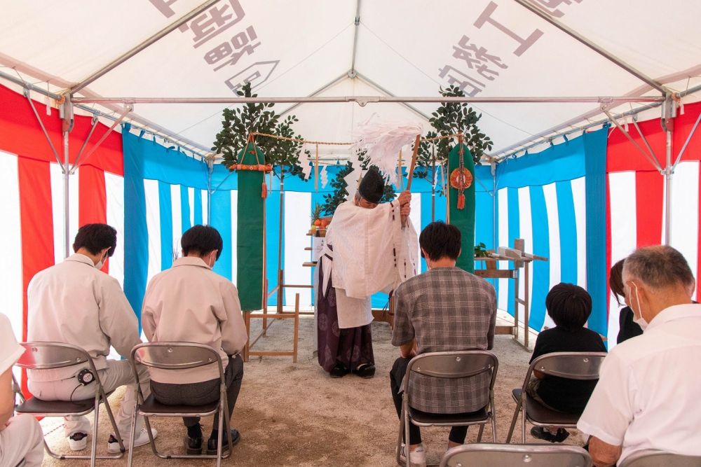 「那珂川市06」注文住宅現場リポート①【地鎮祭】