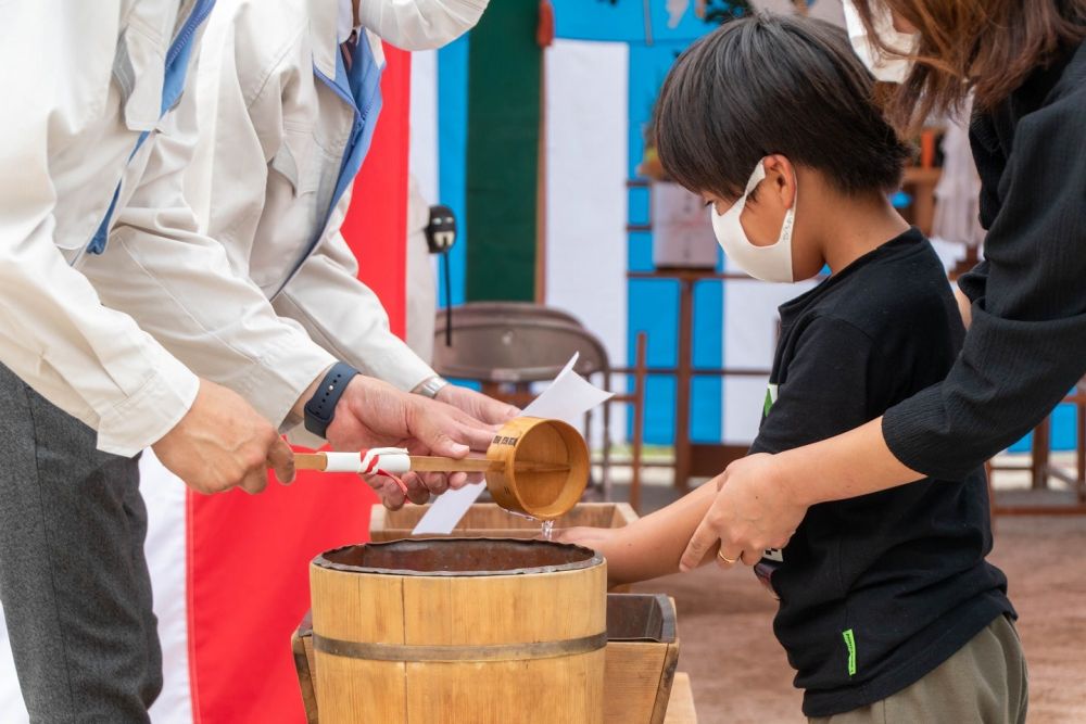 福岡県那珂川市06　注文住宅建築現場リポート①　～地鎮祭～