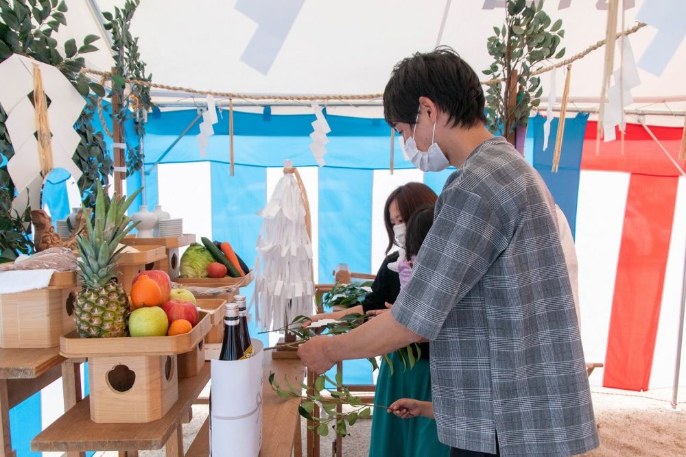 「那珂川市06」注文住宅現場リポート①【地鎮祭】