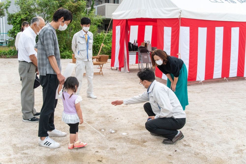 福岡県那珂川市06　注文住宅建築現場リポート①　～地鎮祭～