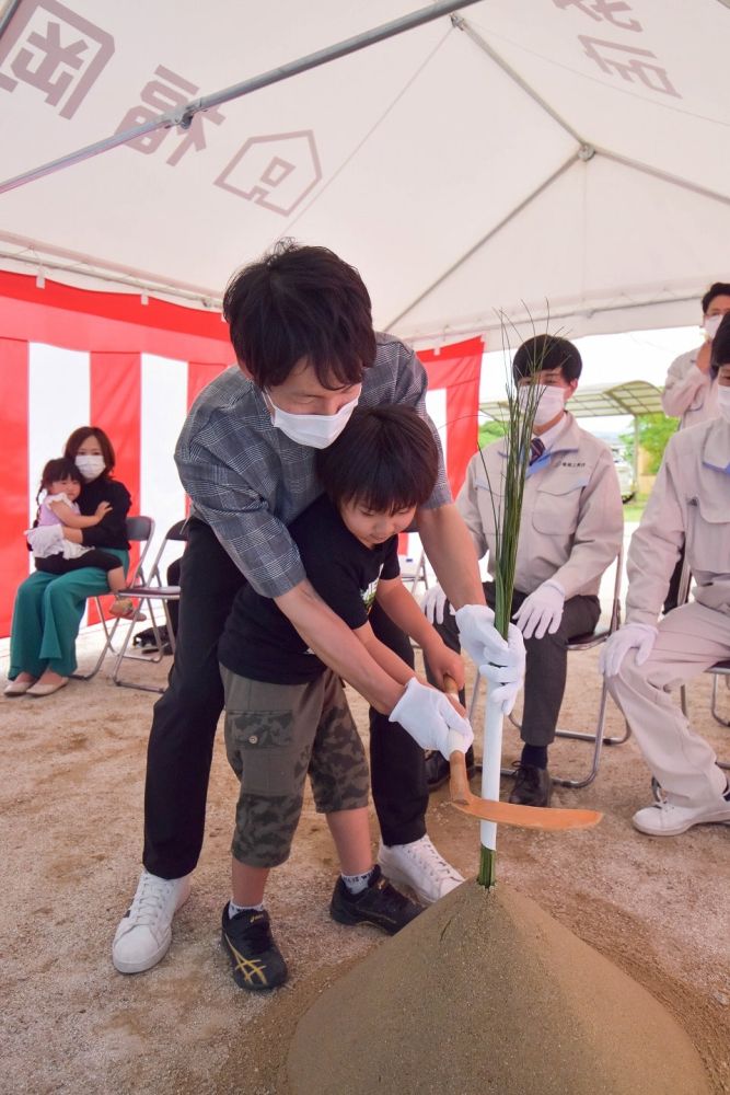 福岡県那珂川市06　注文住宅建築現場リポート①　～地鎮祭～