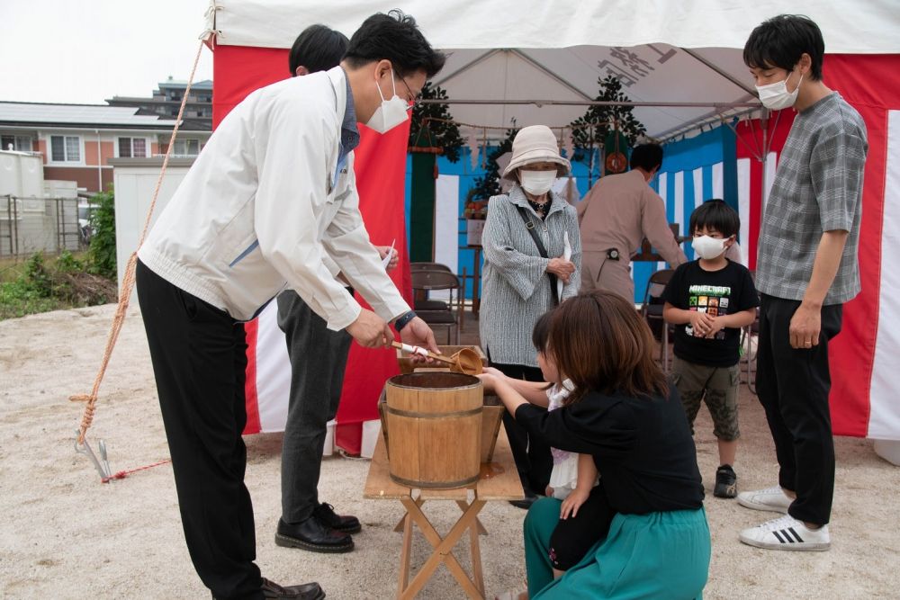 福岡県那珂川市06　注文住宅建築現場リポート①　～地鎮祭～