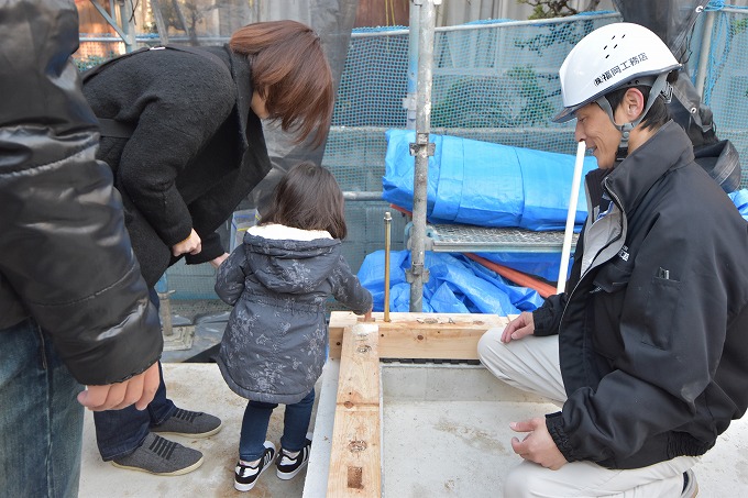 福岡県古賀市02　注文住宅建築現場リポート④　～上棟式～