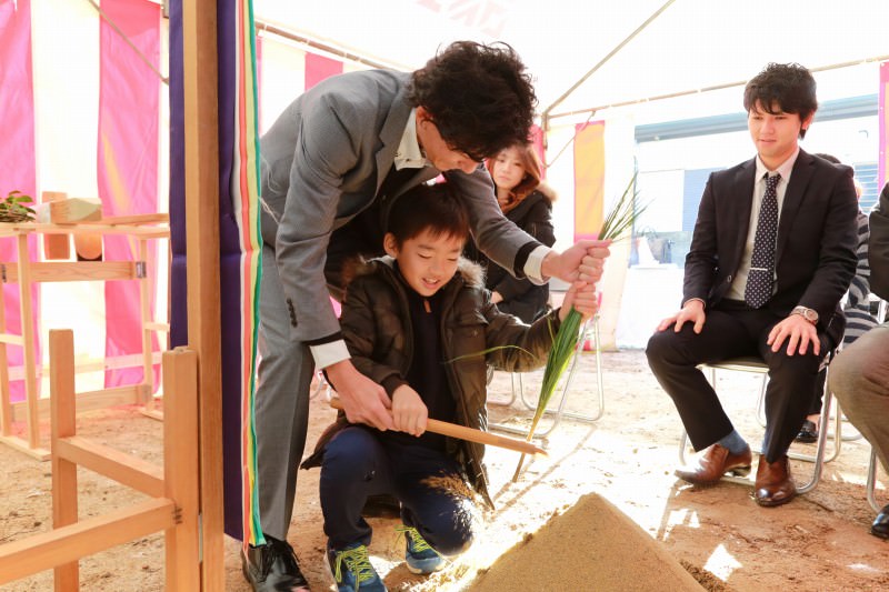「太宰府市02」注文住宅現場リポート①【地鎮祭】