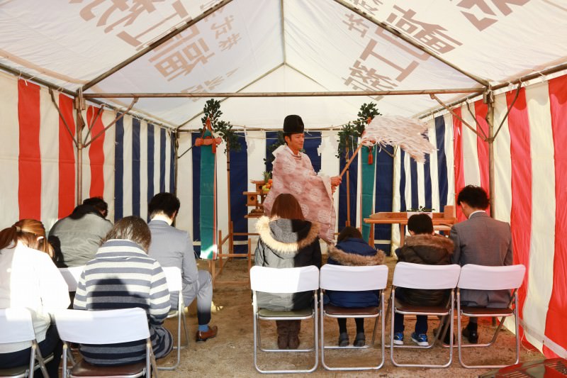 「太宰府市02」注文住宅現場リポート①【地鎮祭】