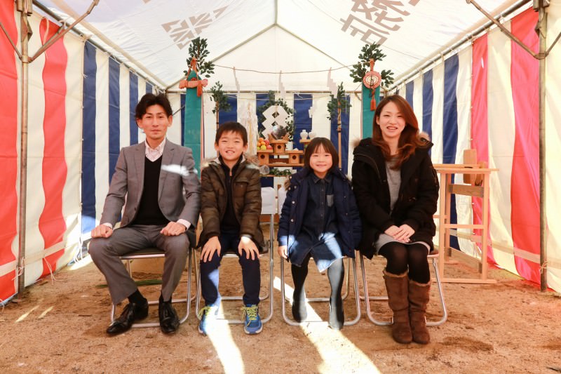 「太宰府市02」注文住宅現場リポート①【地鎮祭】