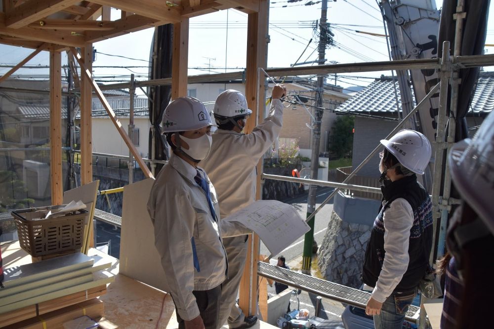 「福岡市西区拾六町01」注文住宅現場リポート②【上棟式】