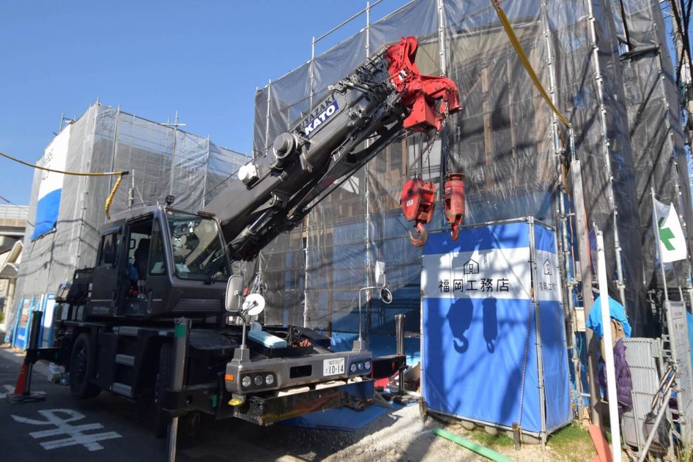 「福岡市西区拾六町01」注文住宅現場リポート②【上棟式】