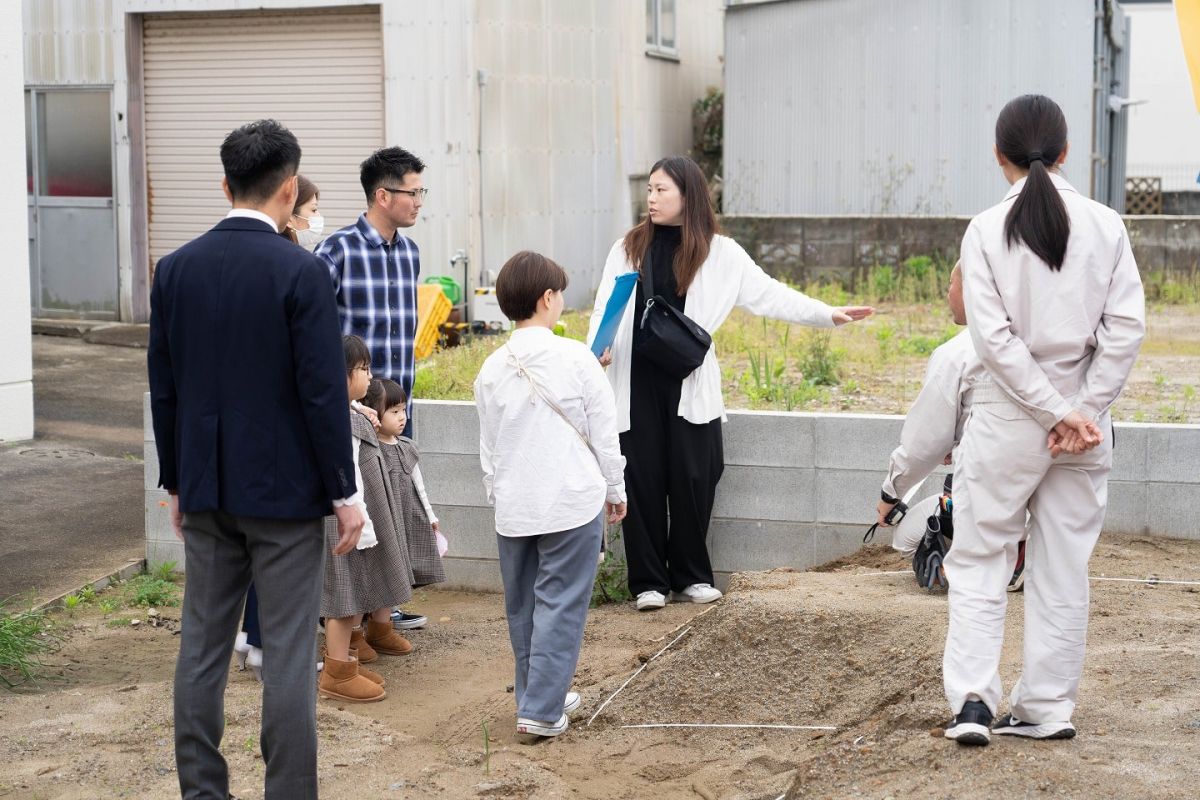 福岡県福岡市東区12　注文住宅建築現場リポート①　～地鎮祭〜