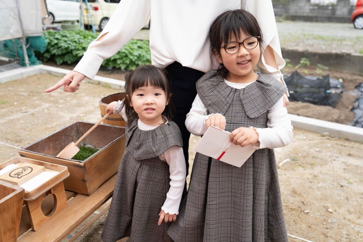 福岡県福岡市東区12　注文住宅建築現場リポート①　～地鎮祭〜