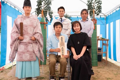 「福岡市東区14」注文住宅現場リポート①【地鎮祭】