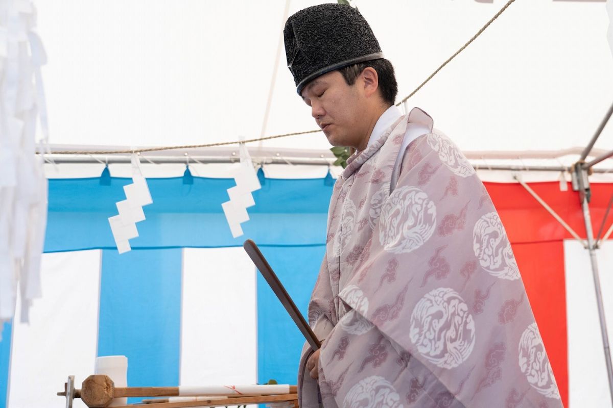「福岡市東区14」注文住宅現場リポート①【地鎮祭】