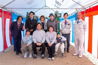 「福津市12」注文住宅現場リポート①【地鎮祭】