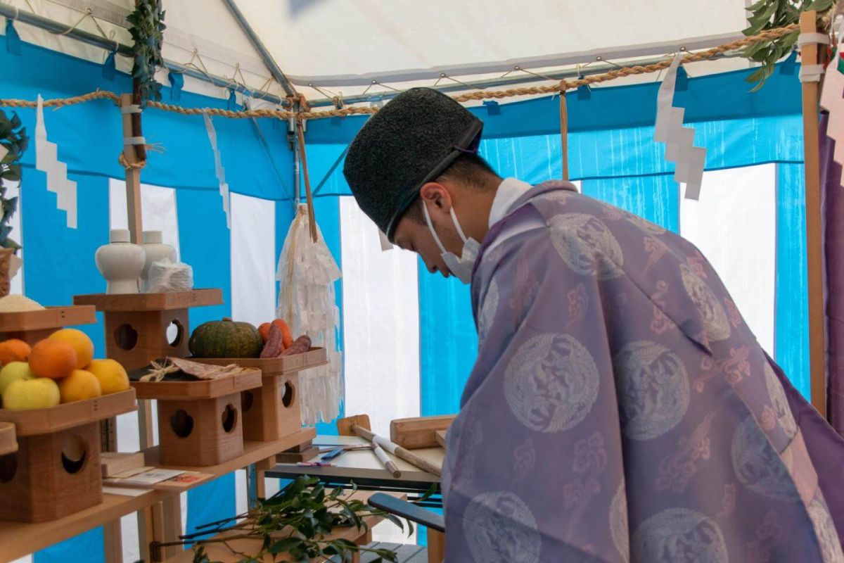 「福岡市南区三宅02」注文住宅現場リポート①【地鎮祭】