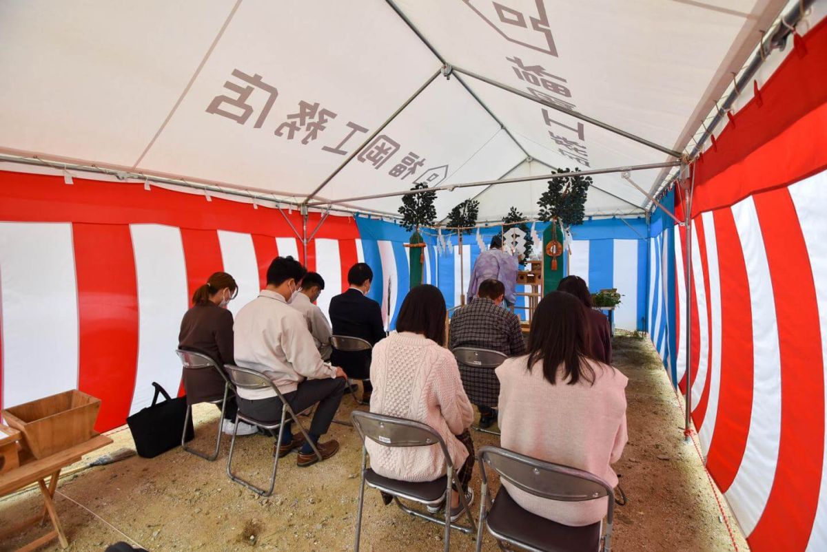 「福岡市南区三宅02」注文住宅現場リポート①【地鎮祭】