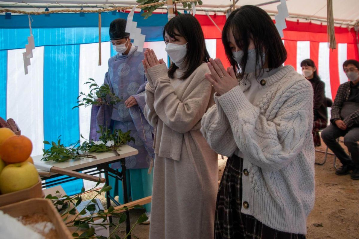 「福岡市南区三宅02」注文住宅現場リポート①【地鎮祭】