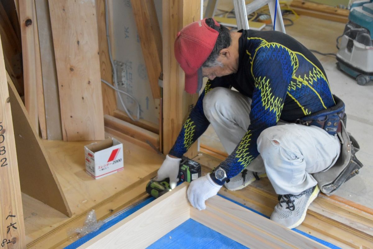 「大野城市04」注文住宅現場リポート⑥【木工事】【建具】
