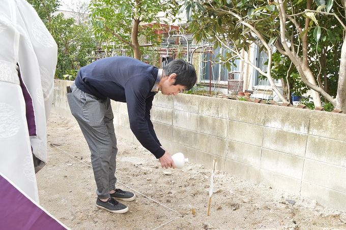 福岡県春日市05　注文住宅建築現場リポート①　～地鎮祭～