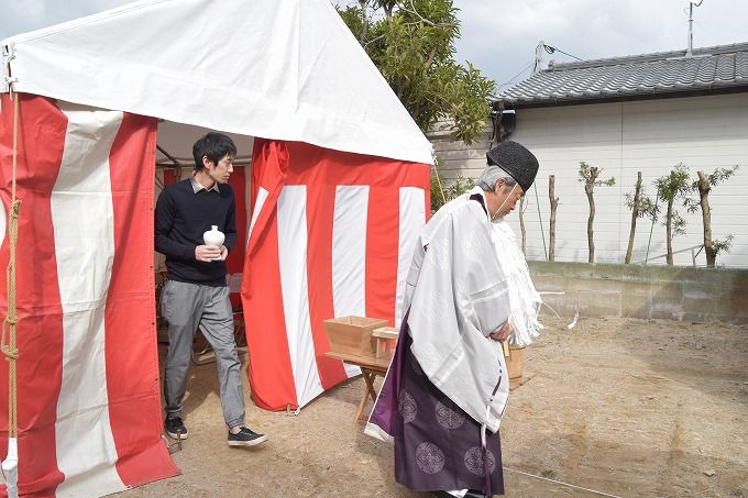 福岡県春日市05　注文住宅建築現場リポート①　～地鎮祭～