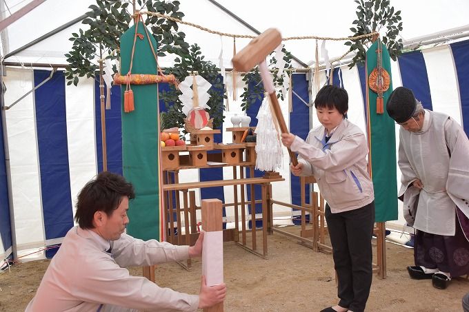 「春日市05」注文住宅現場リポート①【地鎮祭】