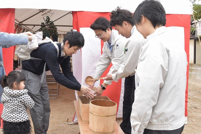 福岡県春日市05　注文住宅建築現場リポート①　～地鎮祭～