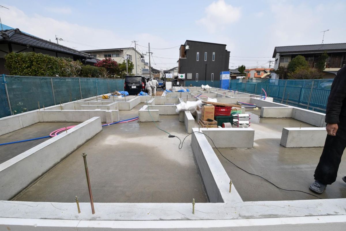 「福岡市城南区09」注文住宅現場リポート②【基礎工事】
