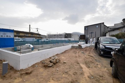 福岡県福岡市城南区09　注文住宅建築現場リポート②　～基礎工事完了～