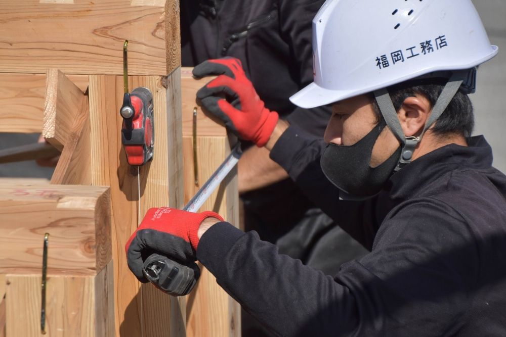 福岡県春日市08　注文住宅現場リポート⑤　～上棟式～