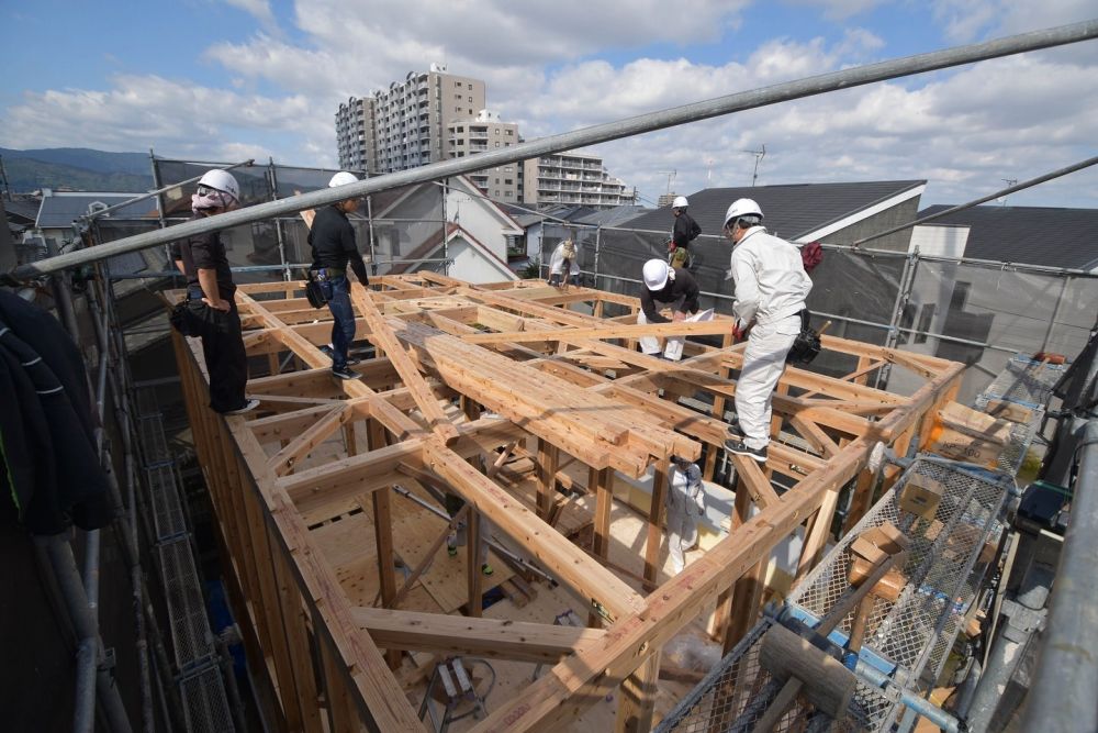 福岡県春日市08　注文住宅現場リポート⑤　～上棟式～