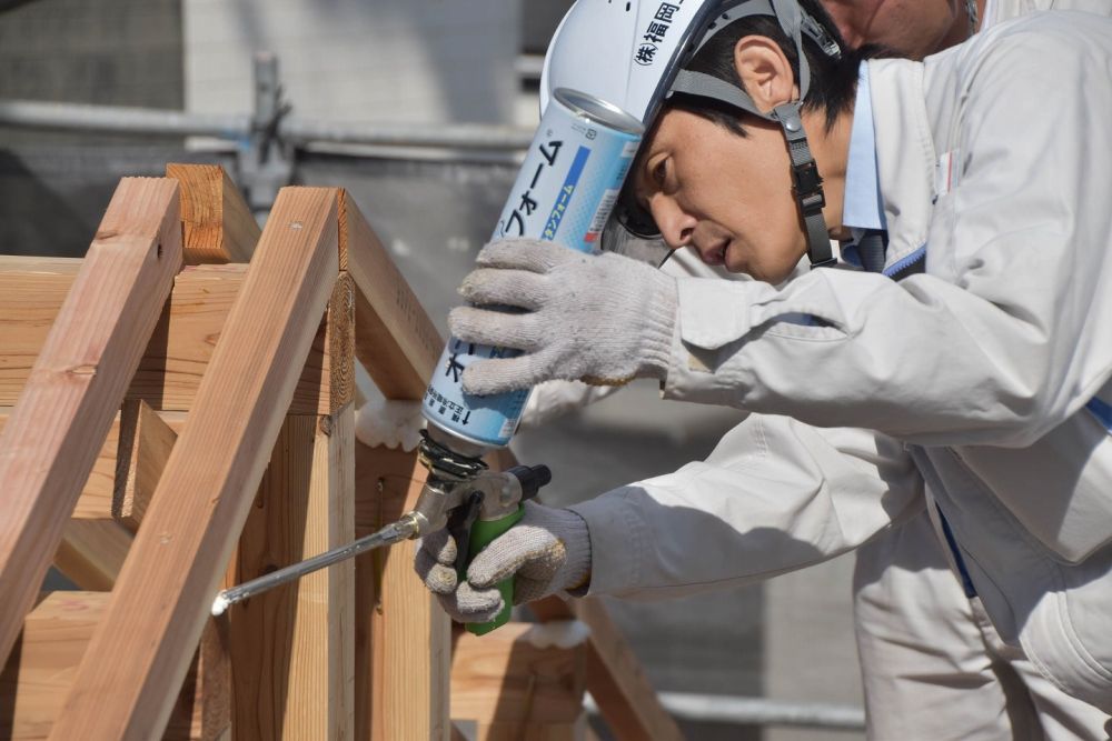 福岡県春日市08　注文住宅現場リポート⑤　～上棟式～