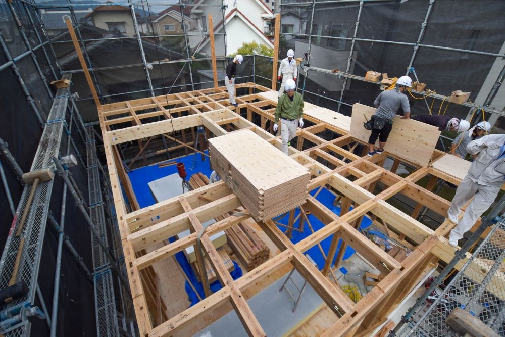 福岡県春日市08　注文住宅現場リポート⑤　～上棟式～