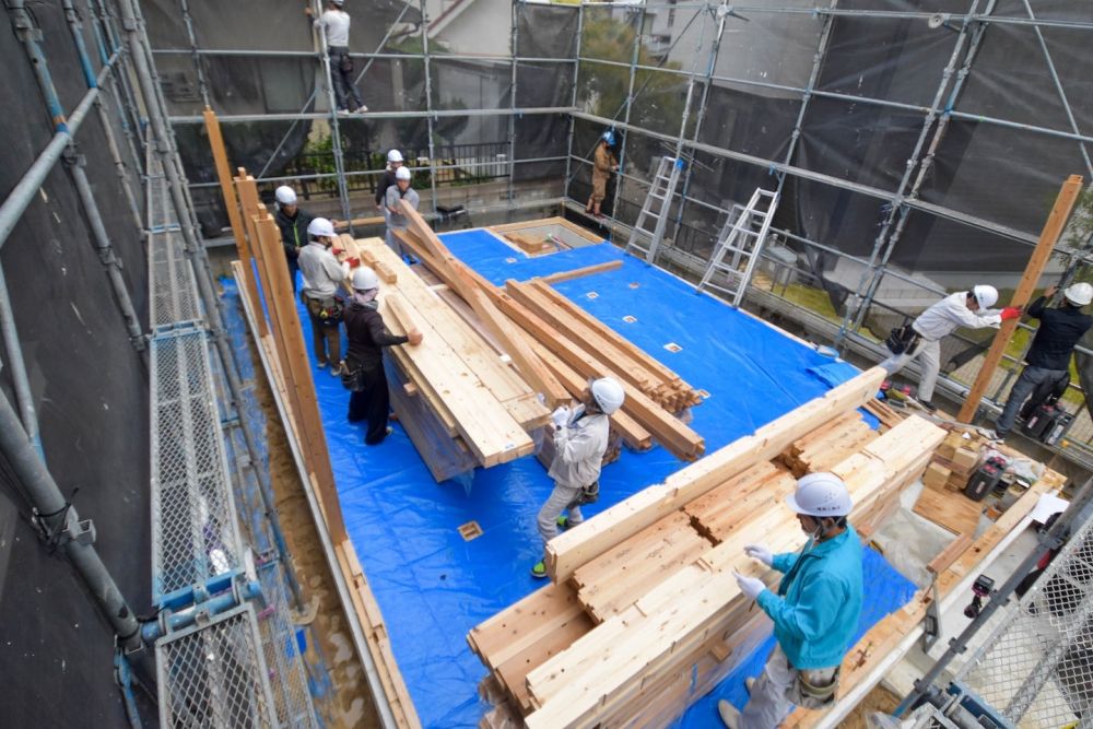 福岡県春日市08　注文住宅現場リポート⑤　～上棟式～