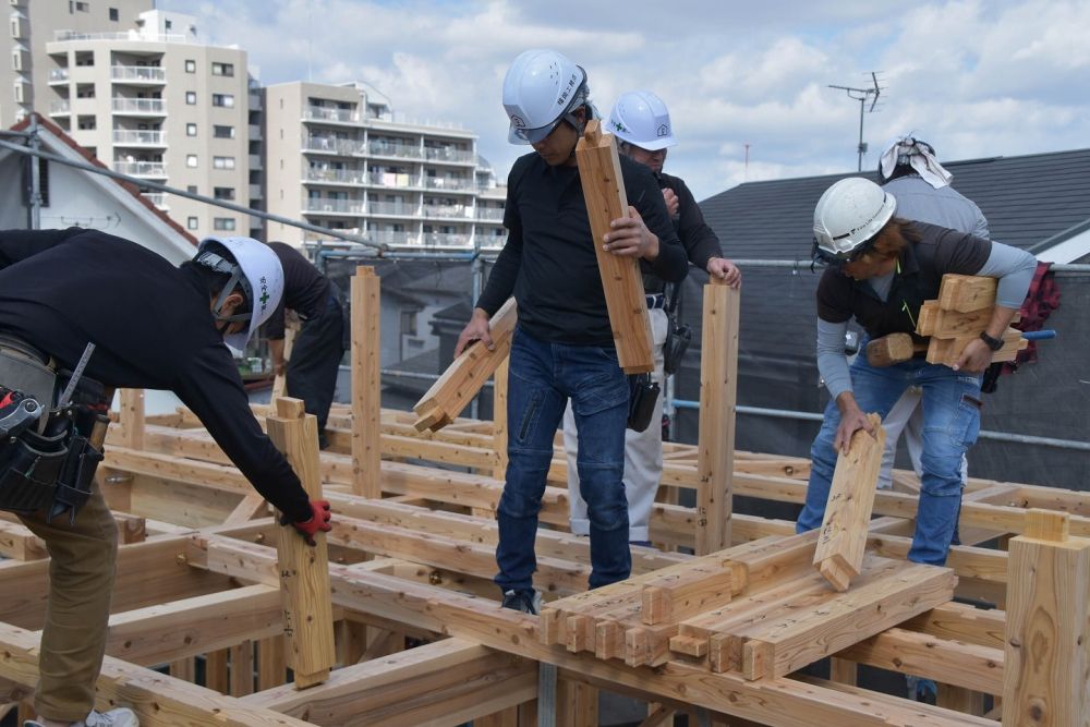 福岡県春日市08　注文住宅現場リポート⑤　～上棟式～