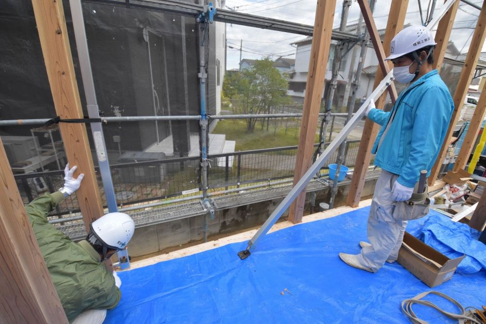 福岡県春日市08　注文住宅現場リポート⑤　～上棟式～