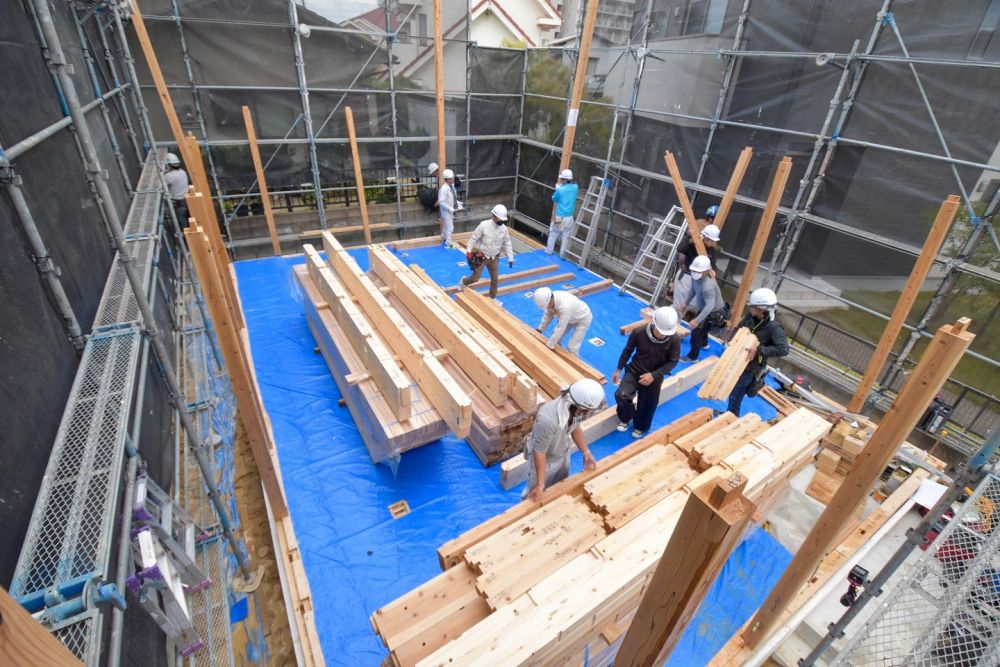 福岡県春日市08　注文住宅現場リポート⑤　～上棟式～