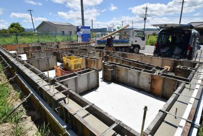 「八女市01」注文住宅現場リポート②【基礎工事】【立ち上がりコン】