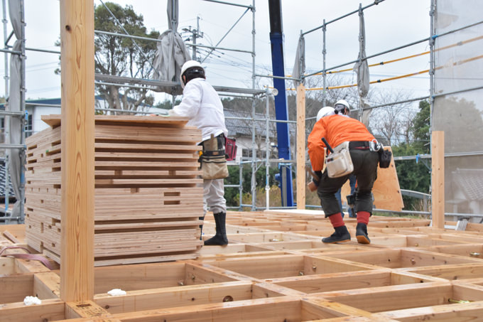 福岡県糸島市02　注文住宅建築現場リポート⑤　～上棟式～