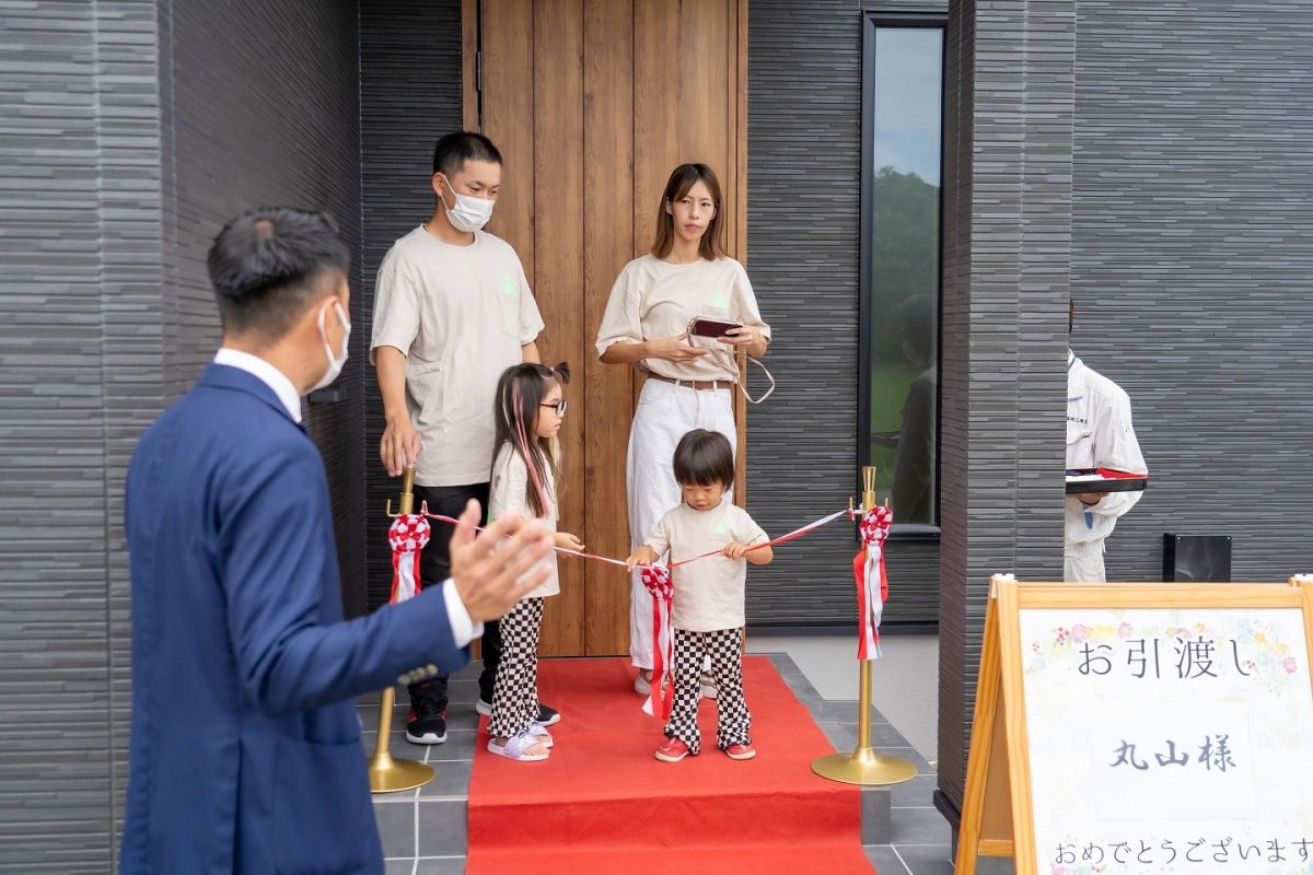 福岡県朝倉郡筑前町04　注文住宅建築現場リポート⑧ ～お引き渡し式～