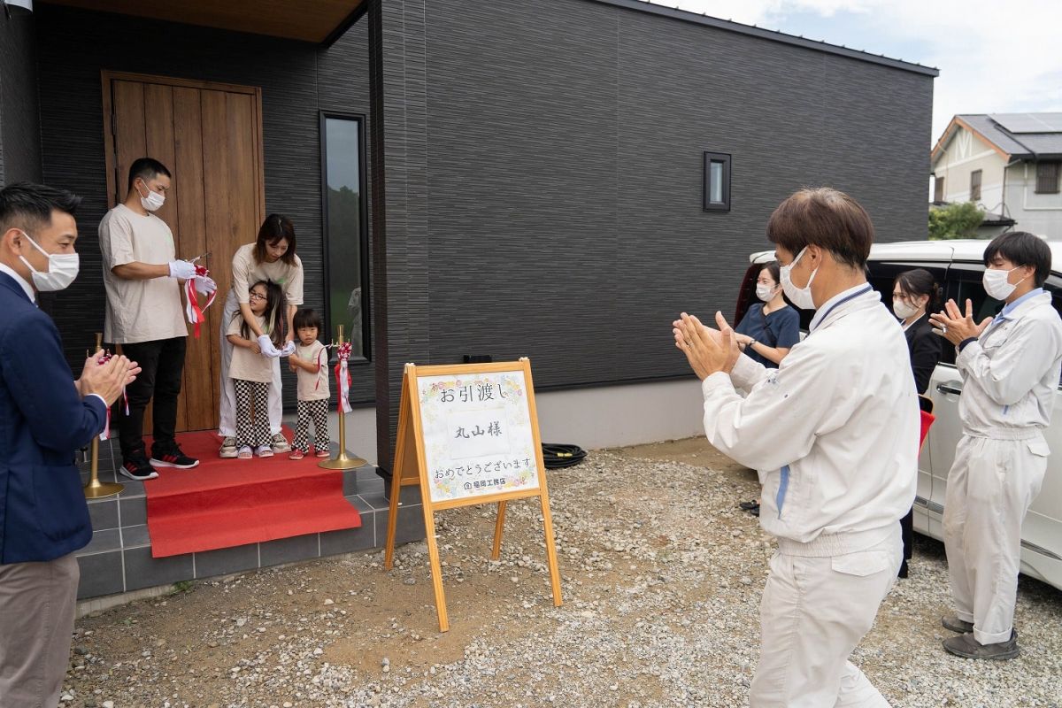 福岡県朝倉郡筑前町04　注文住宅建築現場リポート⑧ ～お引き渡し式～