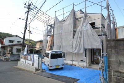 福岡県糟屋郡宇美町01　注文住宅建築現場リポート⑨