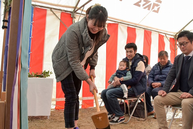 福岡県筑紫野市02　注文住宅建築現場リポート①　～地鎮祭～