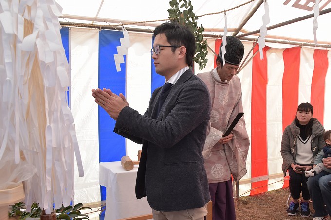 「筑紫野市02」注文住宅現場リポート①【地鎮祭】